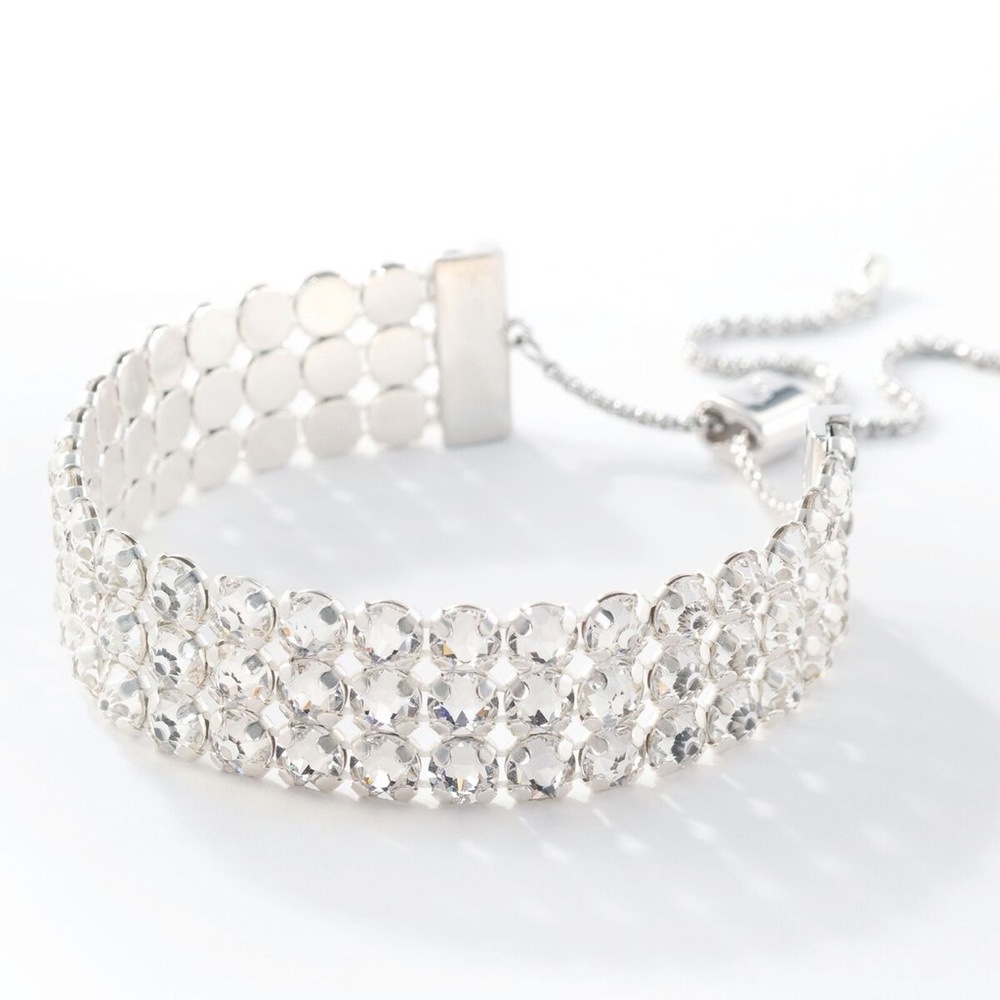 Touchstone Crystal Silver Bracelet